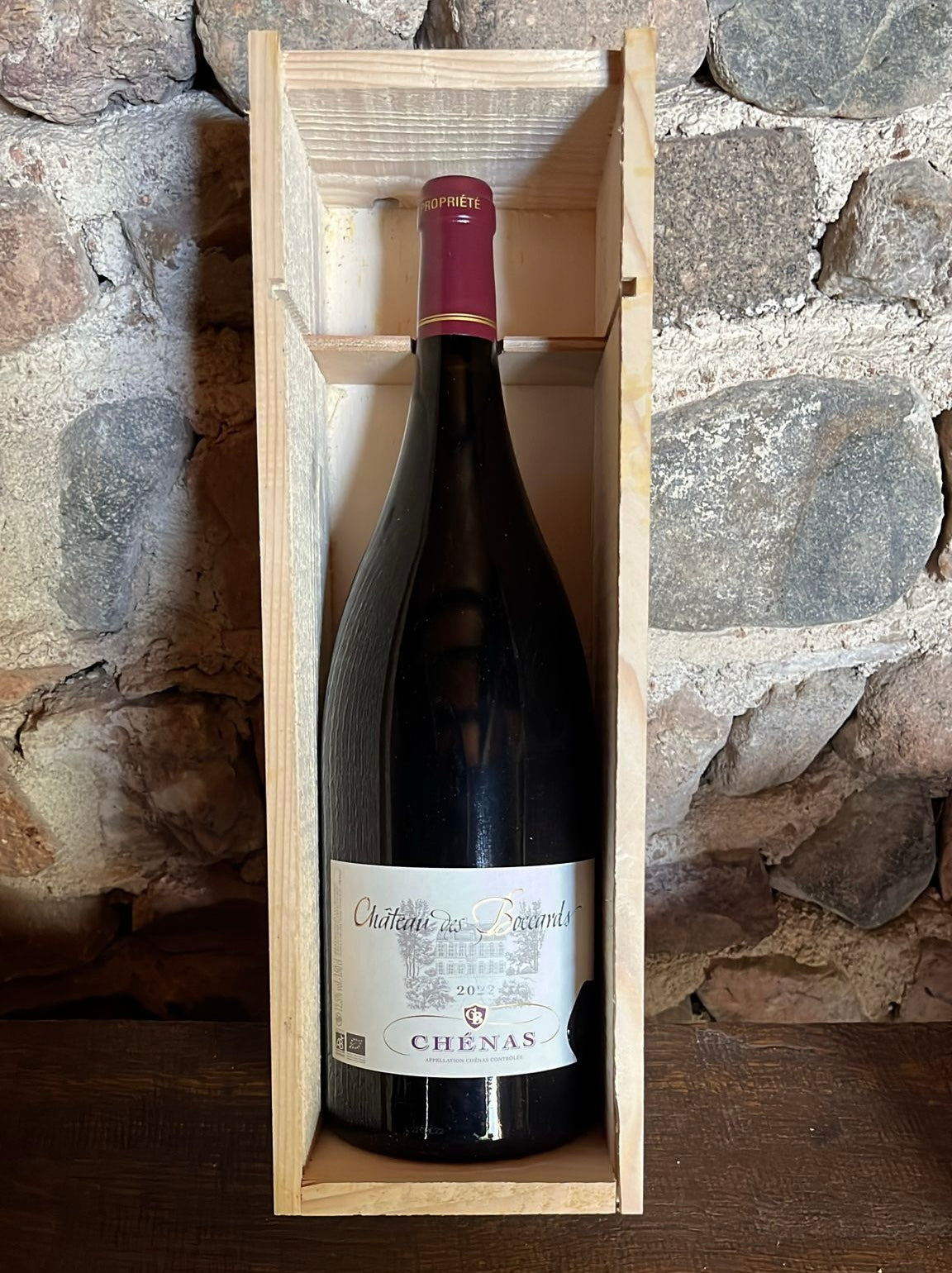 Château des Boccards Chénas "En Papolet" 2022 - Coffret Bois